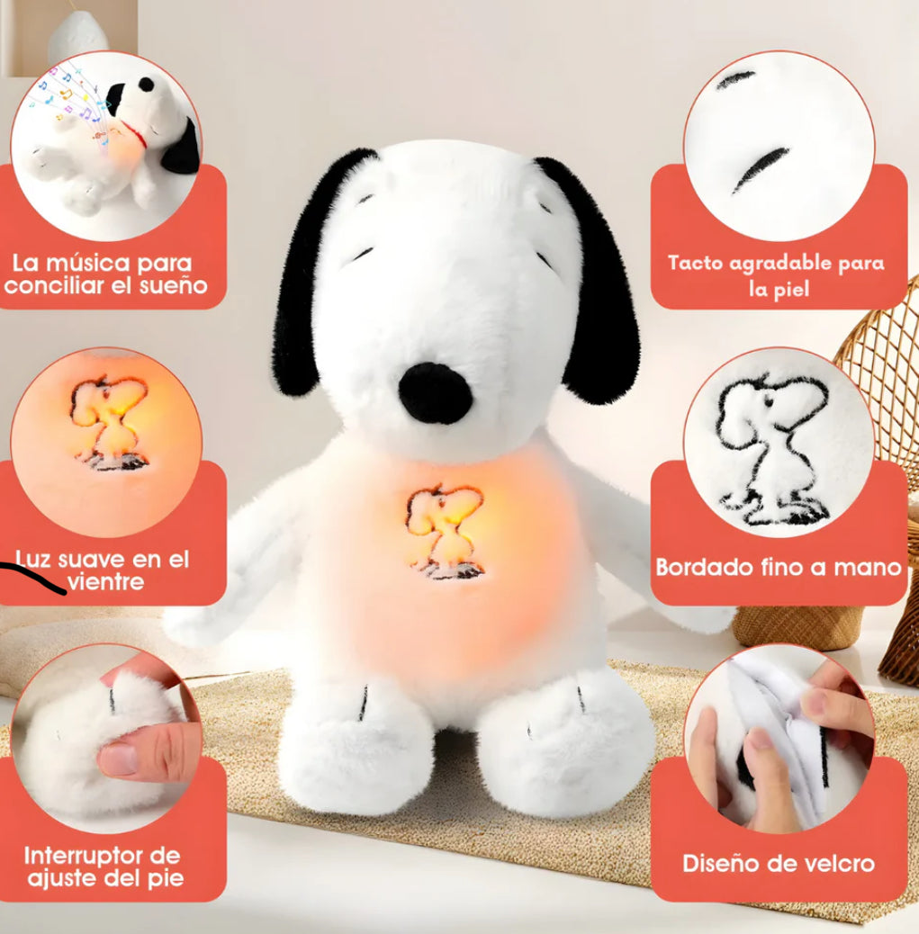 Peluche que respira de Snoopy
