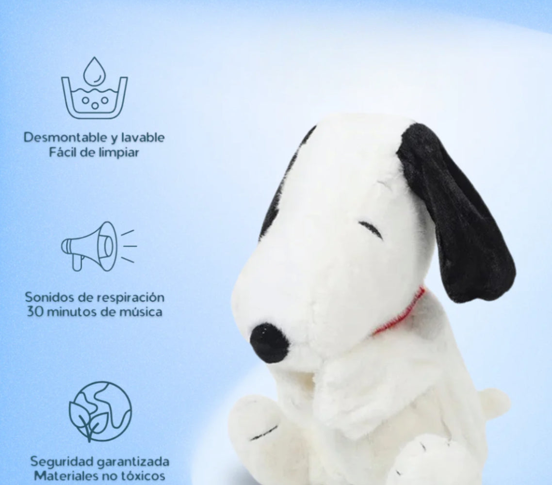 Peluche que respira de Snoopy