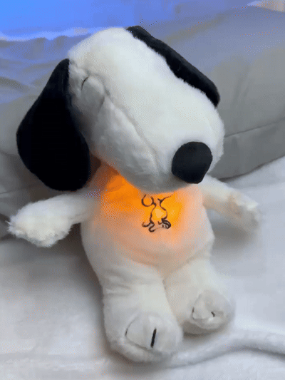 Peluche que respira de Snoopy